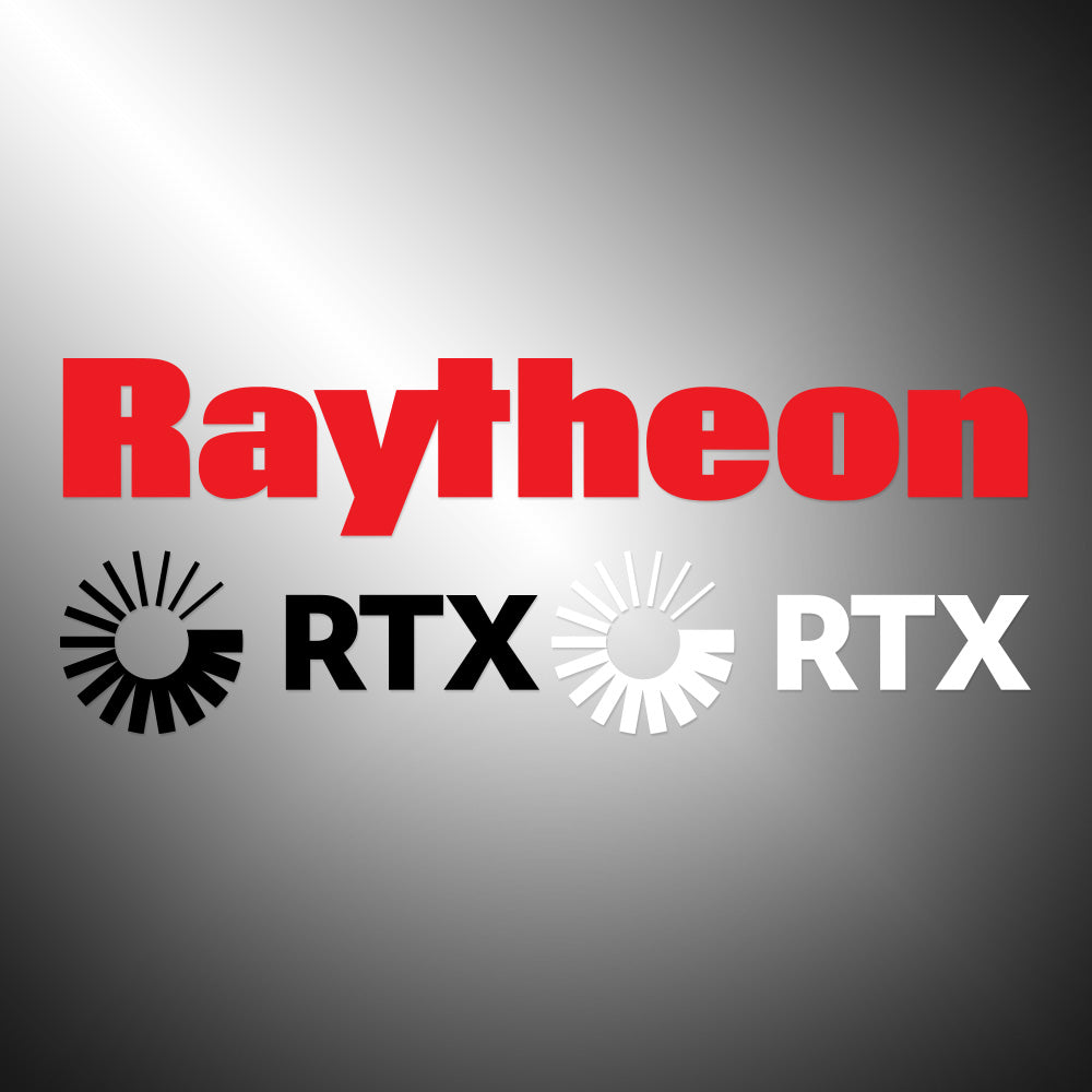 3X Raytheon RTX Sticker Decals (not printed)
