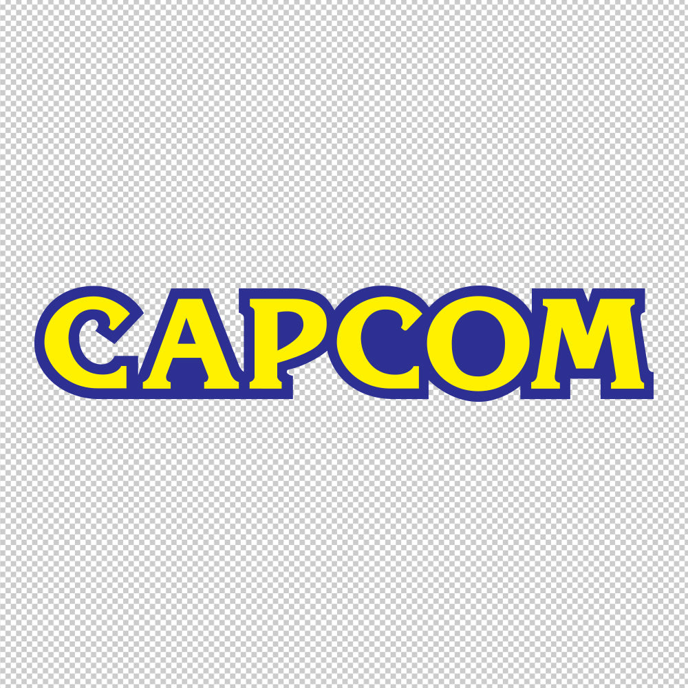 Capcom Sticker Decals (not printed) dual color