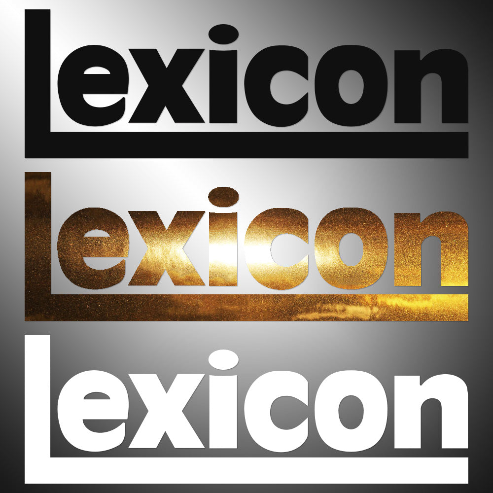 Lexicon Sticker Decals (not printed)