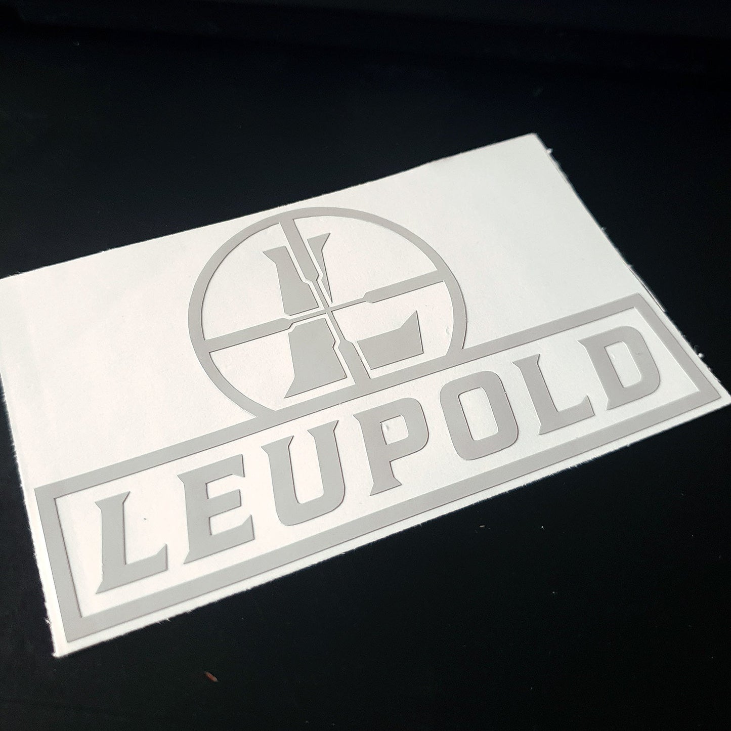 Leupold Optics Sticker Decals (die cut not printed)