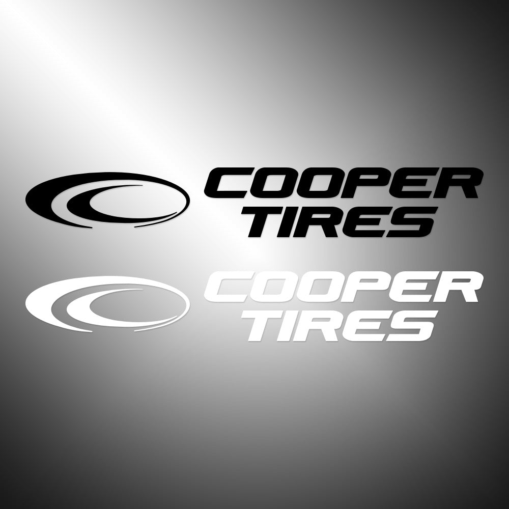 Cooper Tires Sticker Decals (not printed)