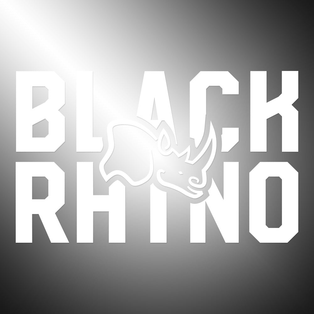 Black Rhino | Sticker Decals (not printed)