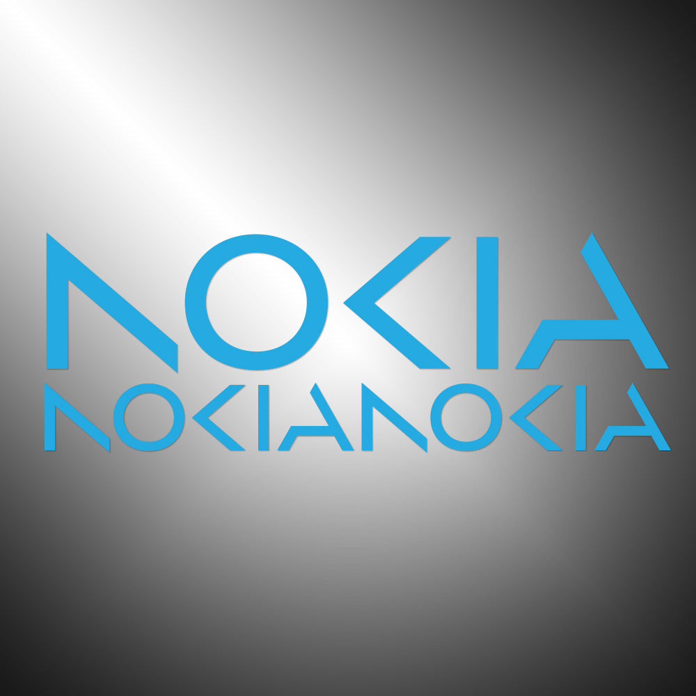 Nokia  3X Sticker Decals (not printed) dual color