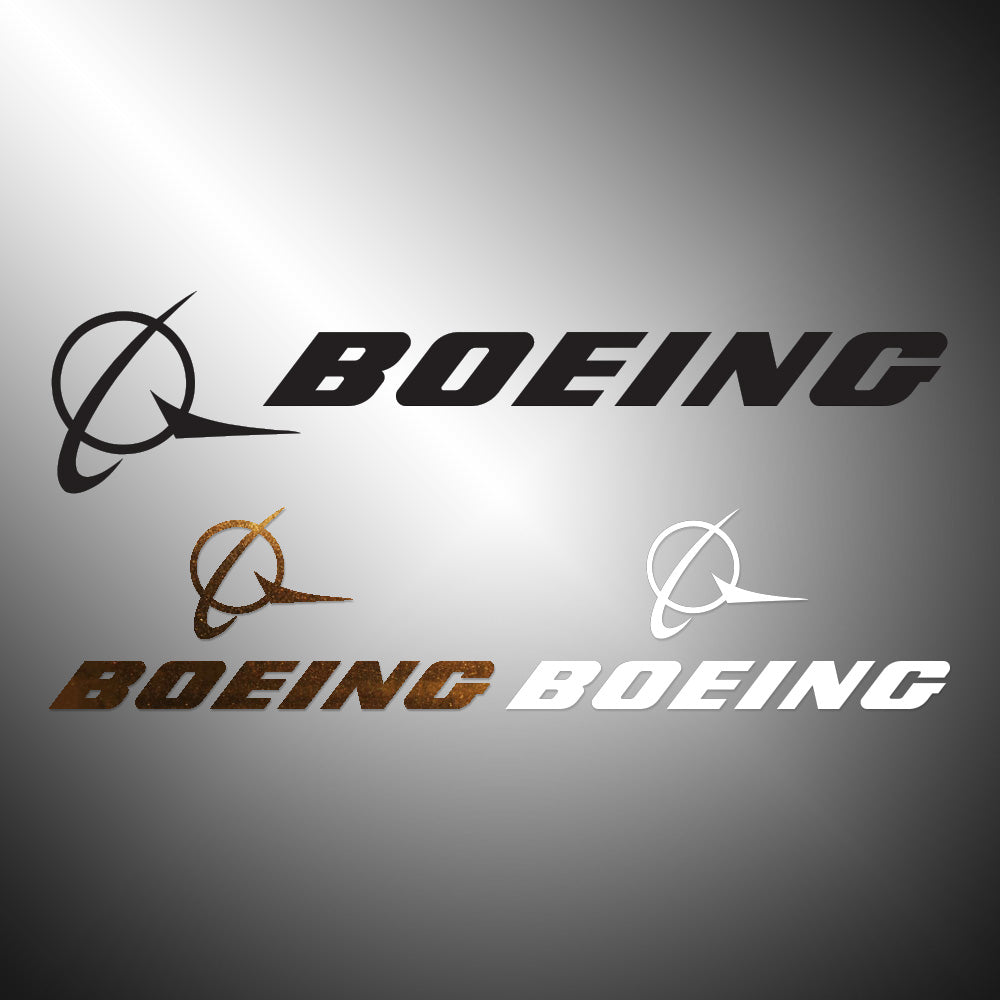 3X Boeing Sticker Decals (not printed)