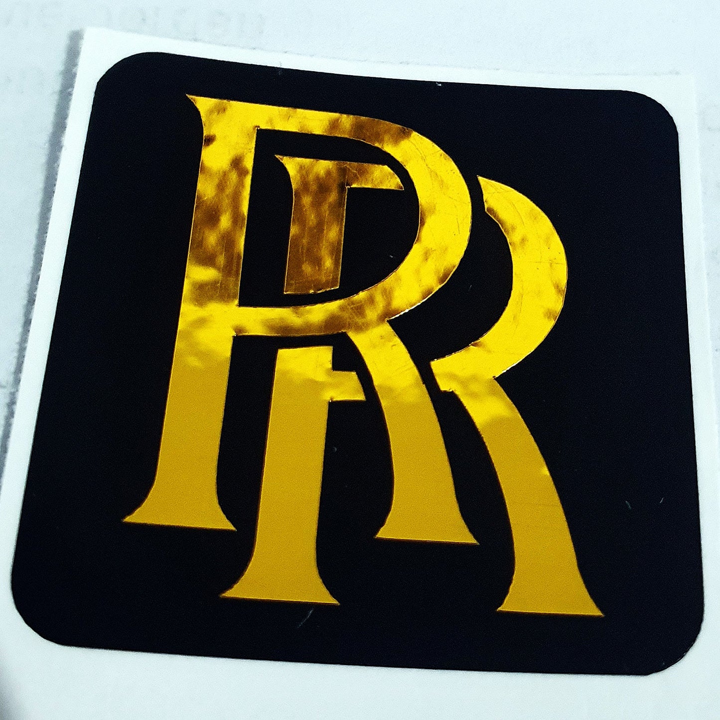 Rolls Royce Badge Sticker Decals (not printed) dual color