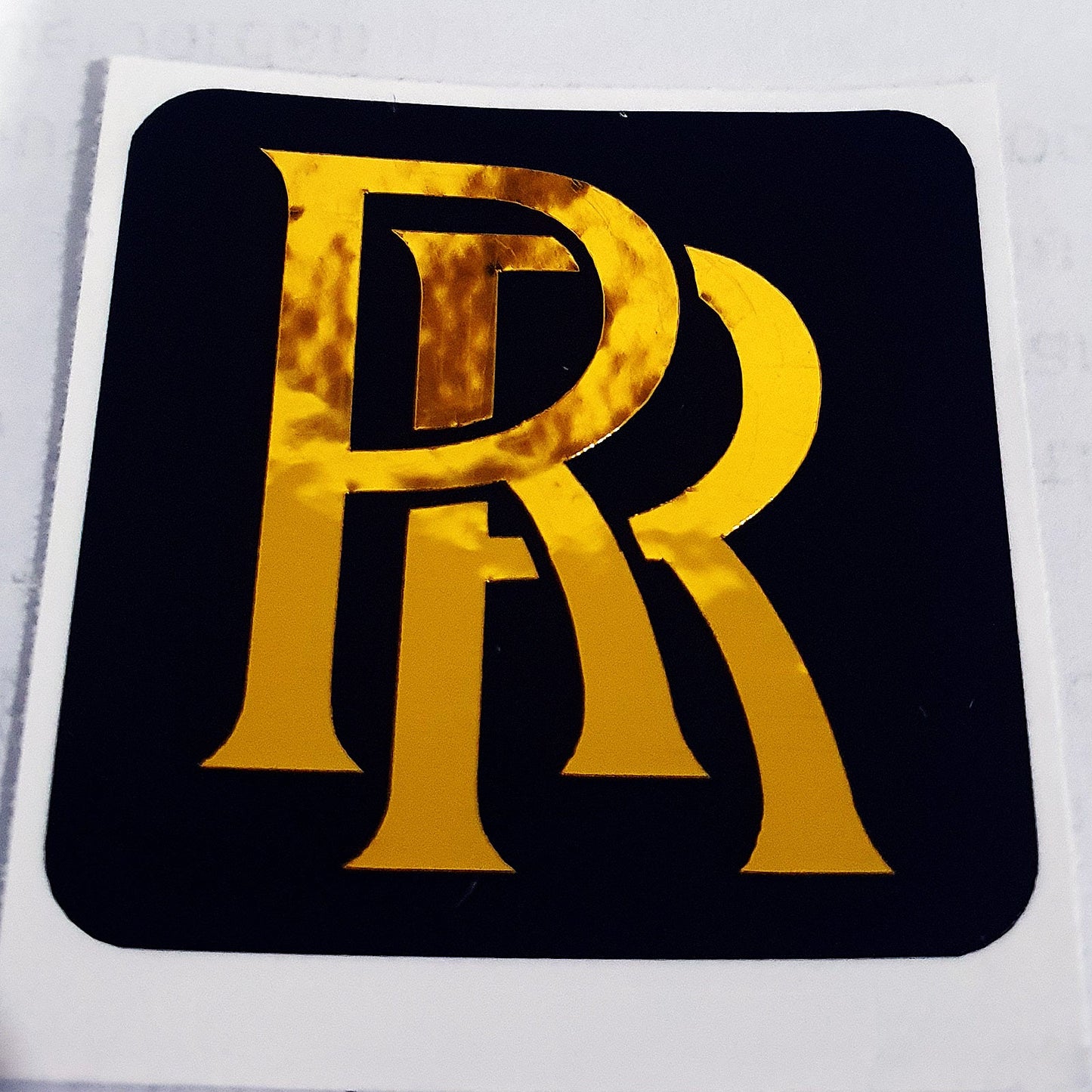 Rolls Royce Badge Sticker Decals (not printed) dual color