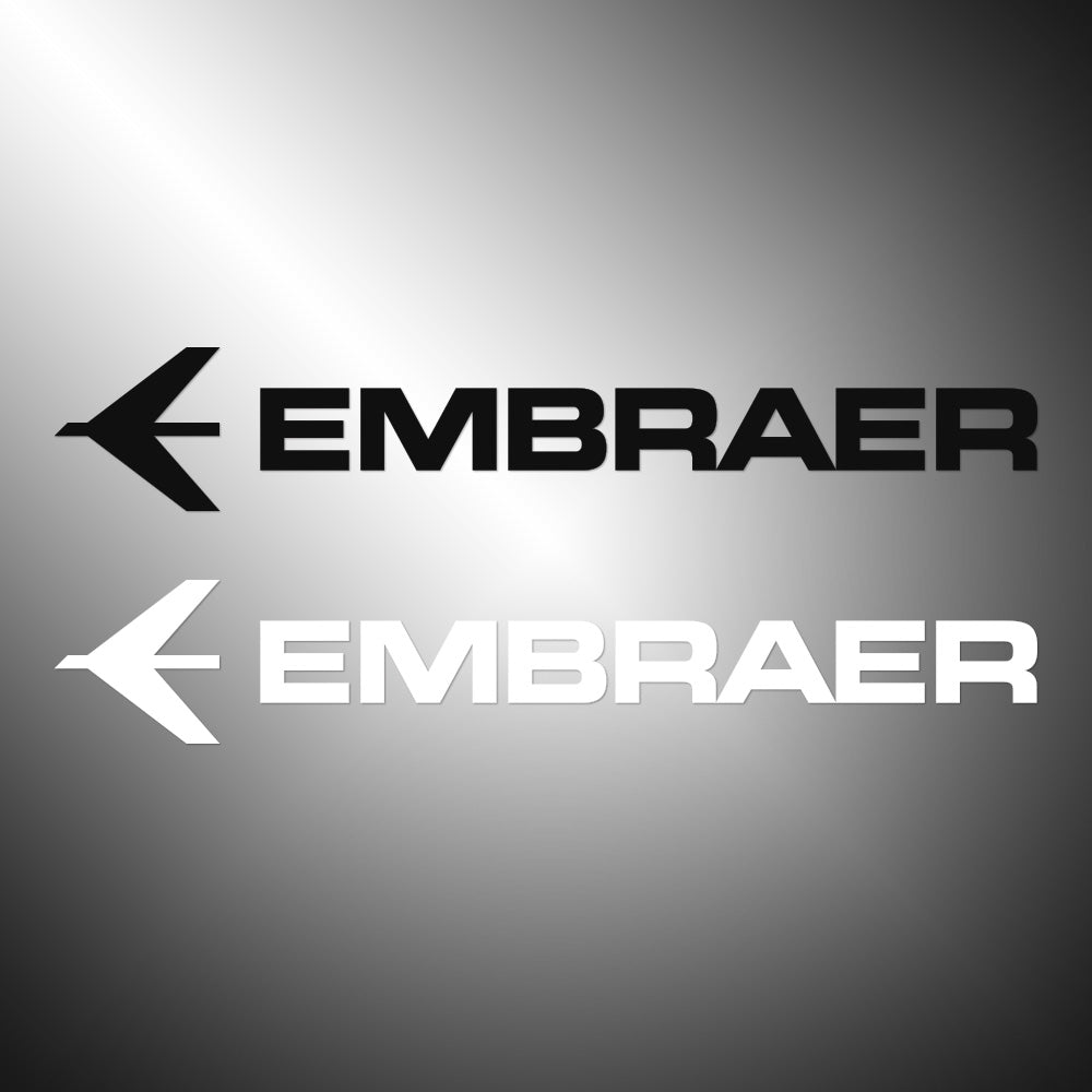 Embraer Sticker Decals (die cut not printed)