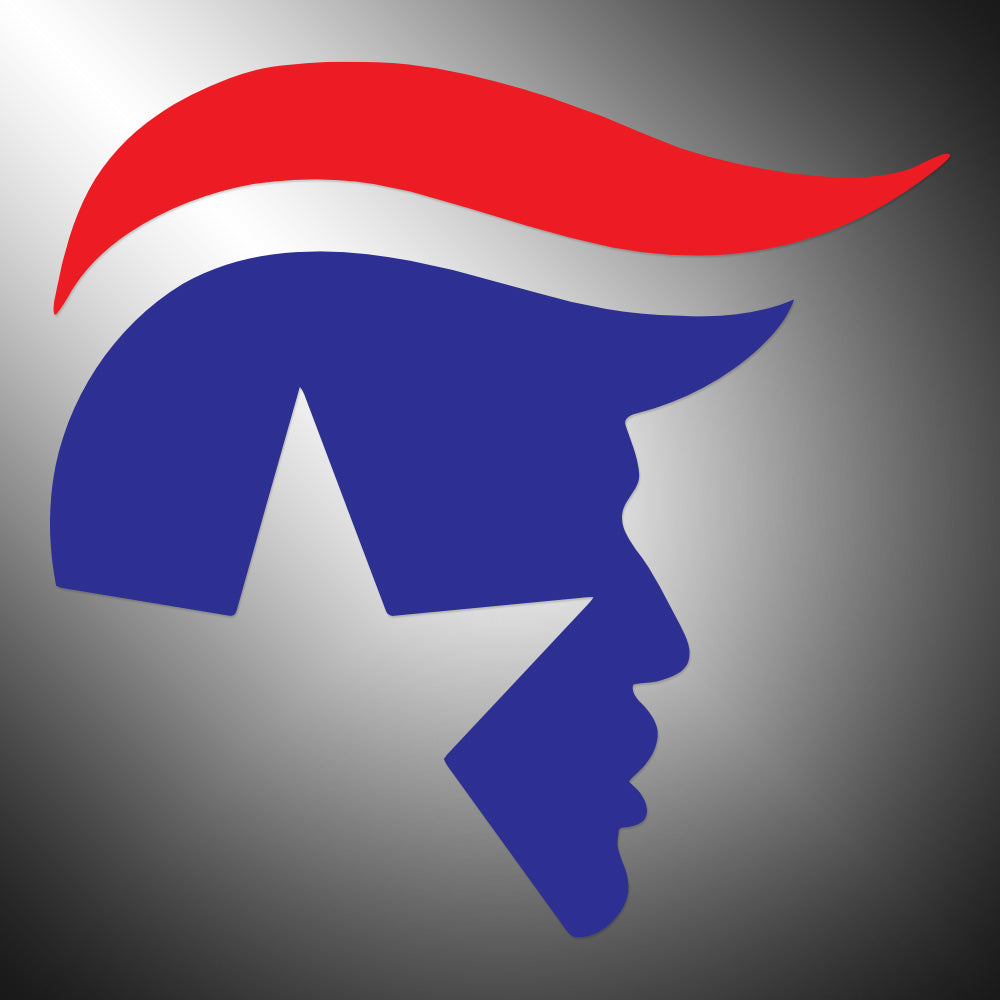 3X Trump Sticker Decals (not printed) dual color