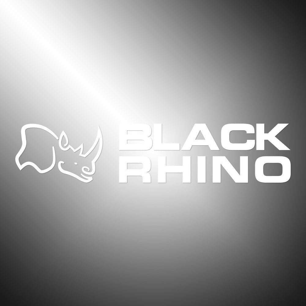 Black Rhino Sticker Decals (not printed)