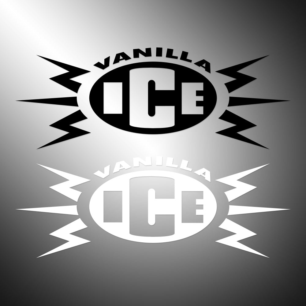 ICE ICE BABY Sticker Decals (not printed)
