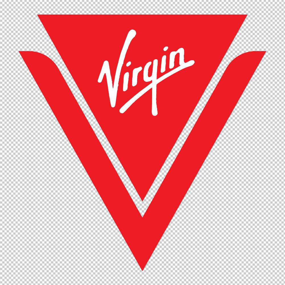 Virgin Voyages Cruises Sticker Decals (not printed) dual color