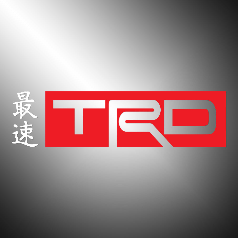 TRD Japan Sticker Decals (not printed) Toyota Racing Development