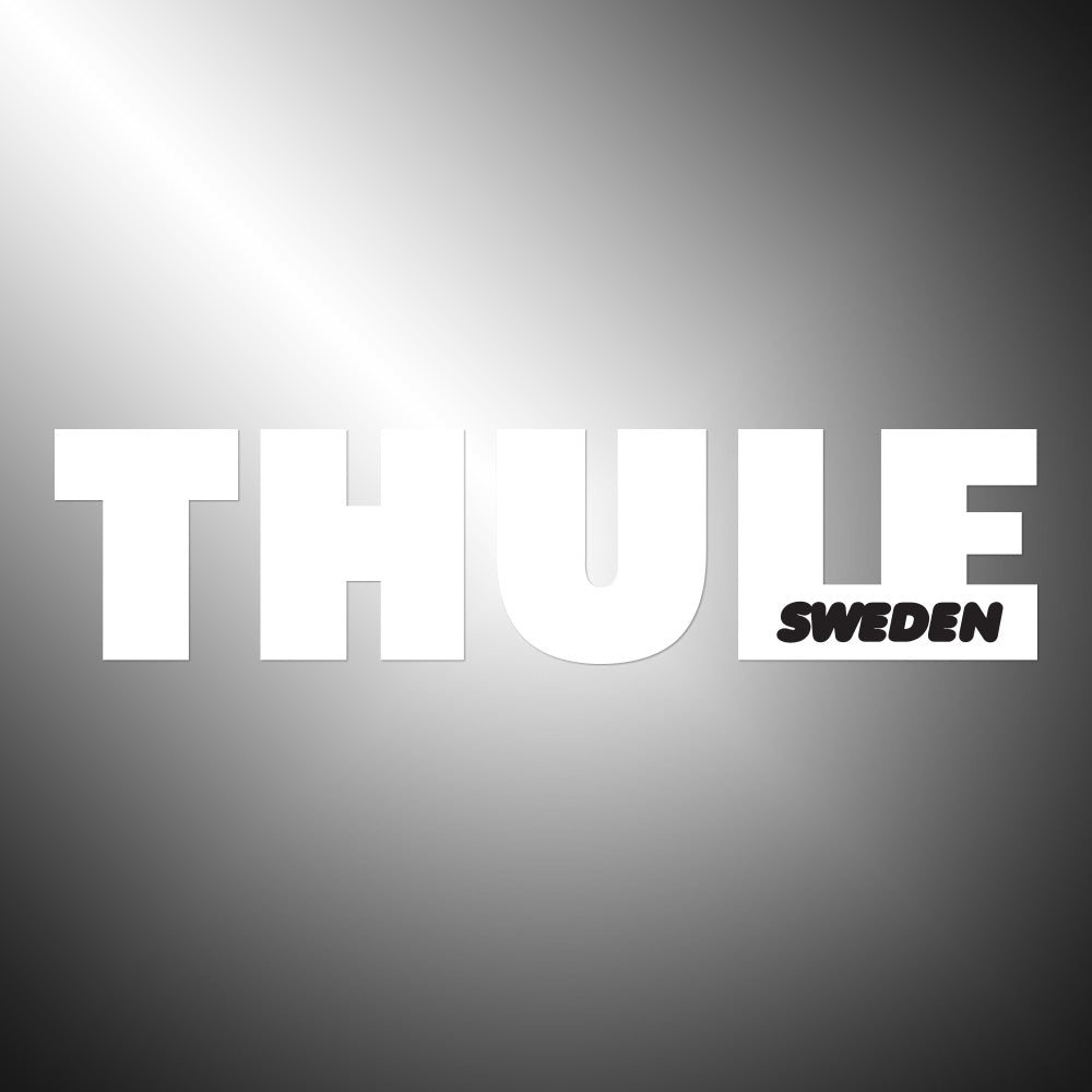 Thule Sweden Sticker Decal (not printed) dual color