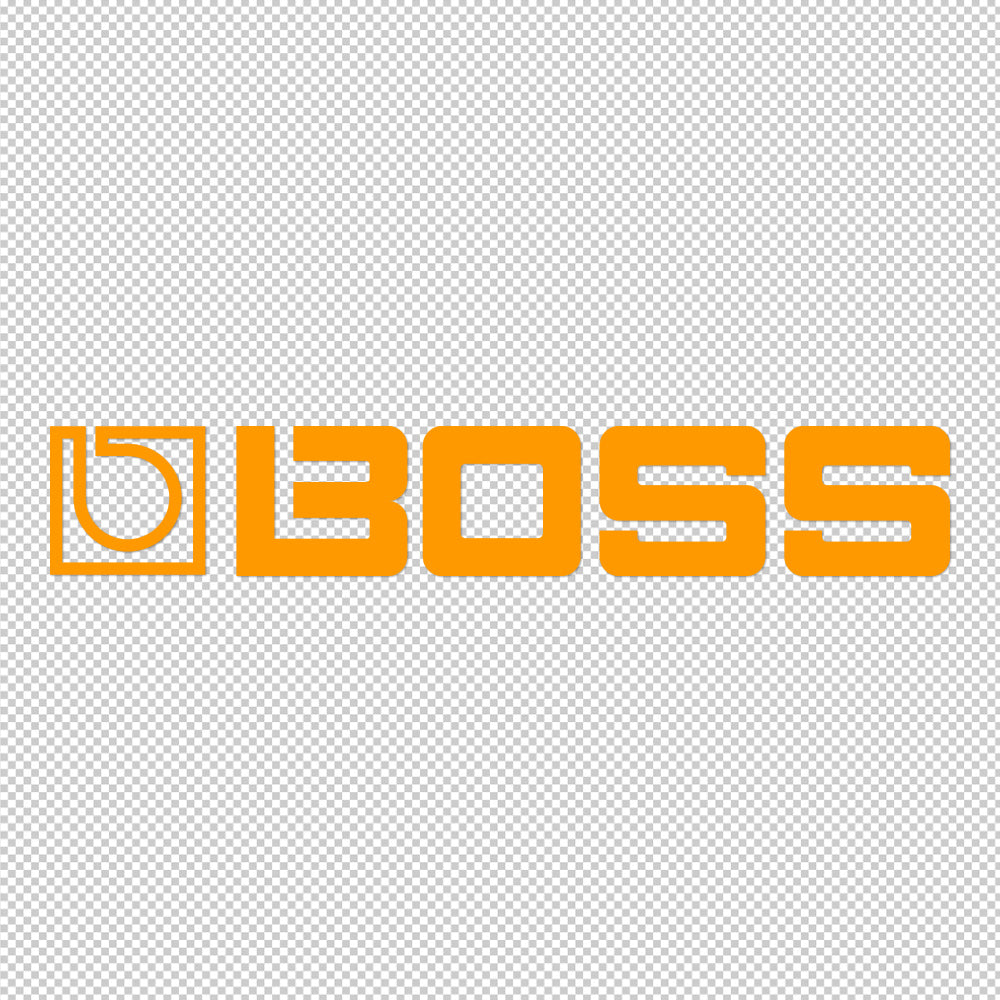 Boss Sticker Decals (not printed) Pedal