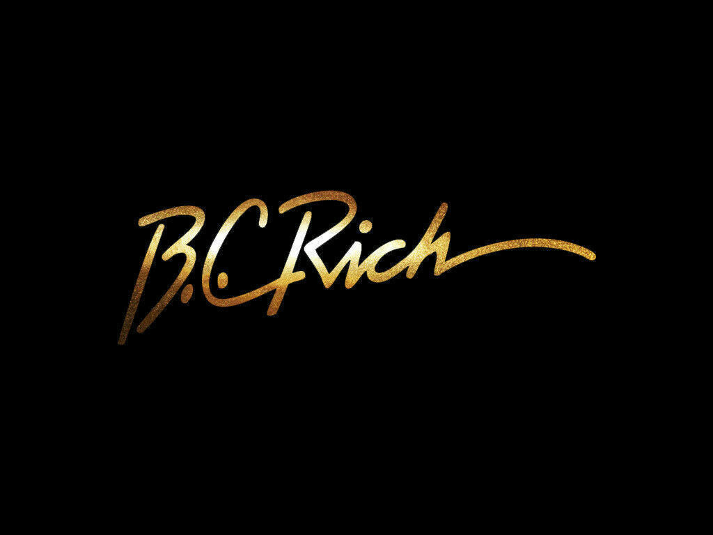 BC Rich Sticker Decals (die cut not printed)