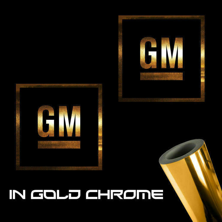 GM General Motors Sticker Decals (not printed)