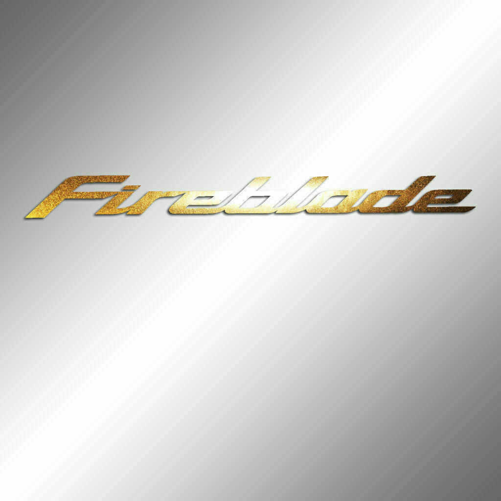 Honda FireBlade Gold Chrome Sticker Decals (not printed)