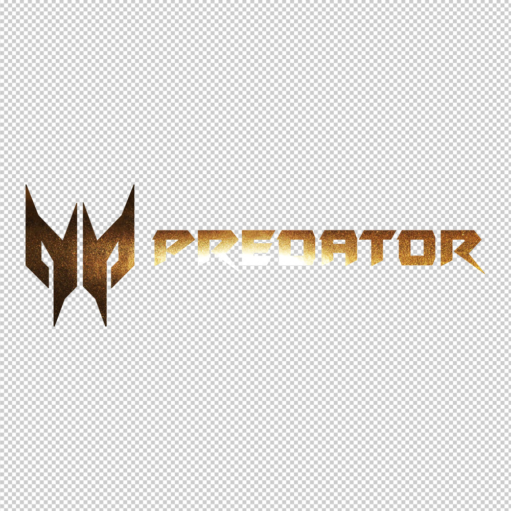Acer Predator Sticker Decals (die cut not printed)