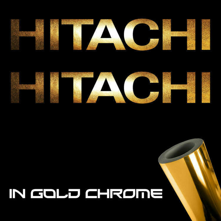 Hitachi Sticker Decals (not printed)