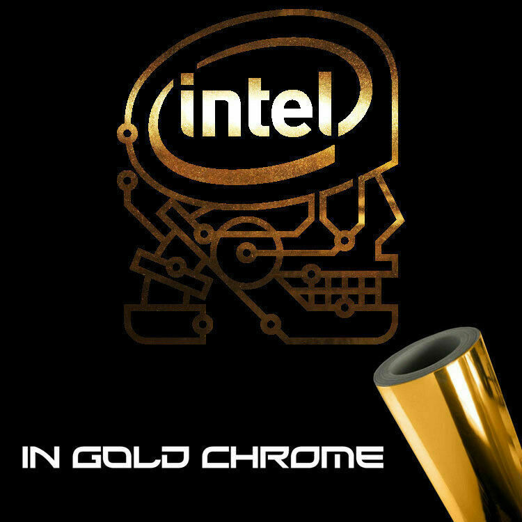 Intel Skull Sticker Decals (not printed)