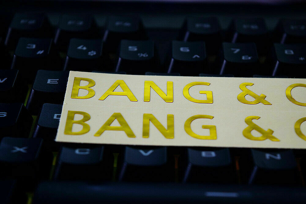 Bang & Olufsen Sticker Decals (not printed)