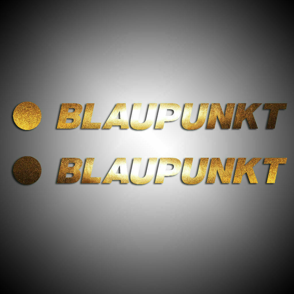 Blaupunkt Sticker Decals (not printed)