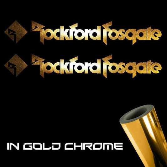 Rockford Fosgate Sticker Decals (not printed)