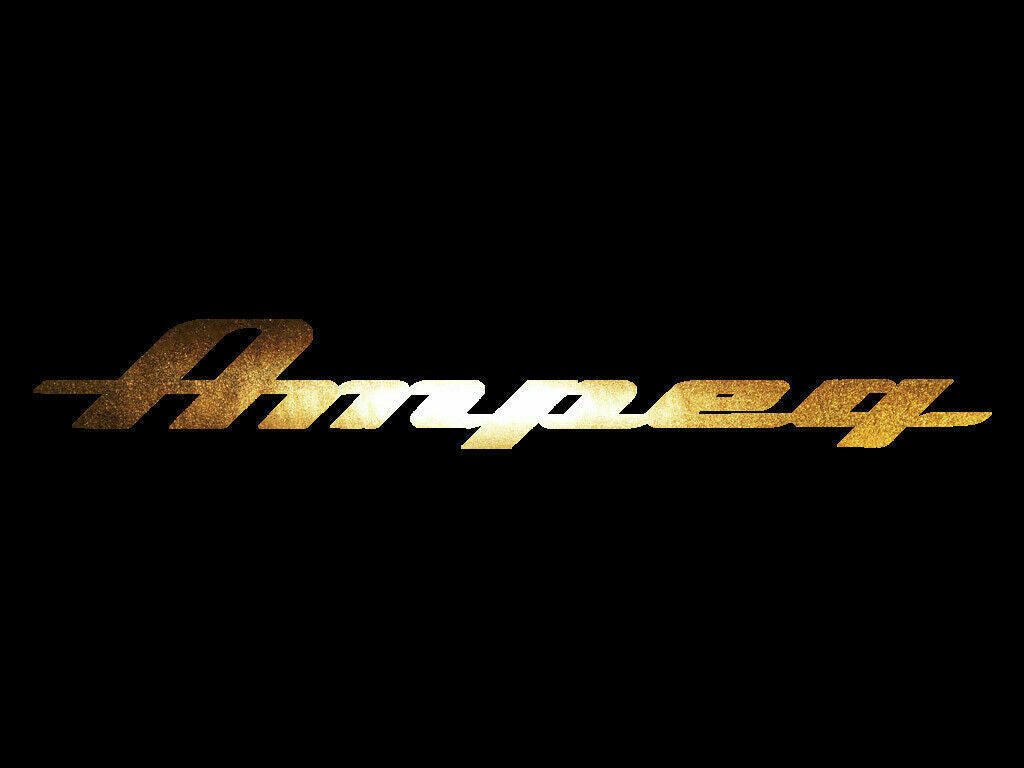 Ampeg Gold Chrome Sticker Decals (not printed)