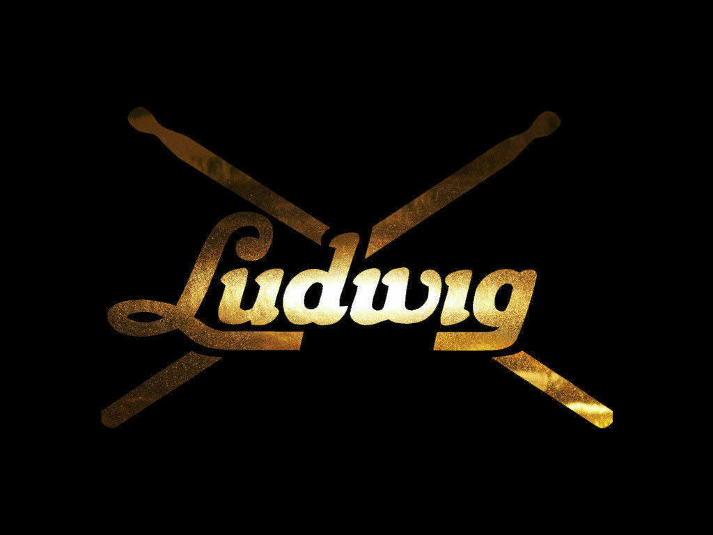 Ludwig Sticker Decals Large (not printed) 8 inches wide