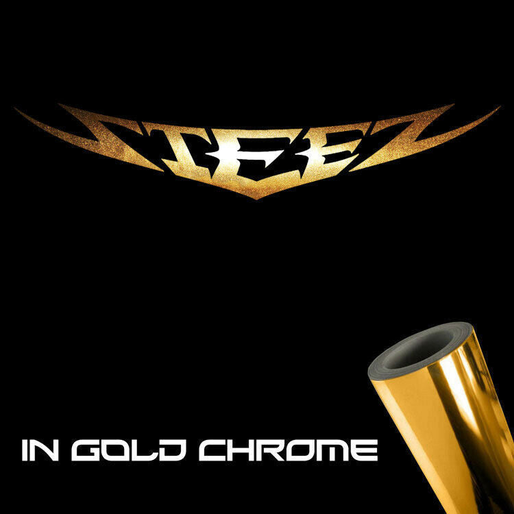 Steez Gold Chrome Sticker Decals (not printed)