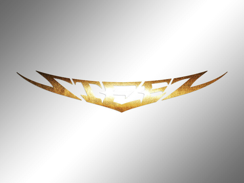 Steez Gold Chrome Sticker Decals (not printed)