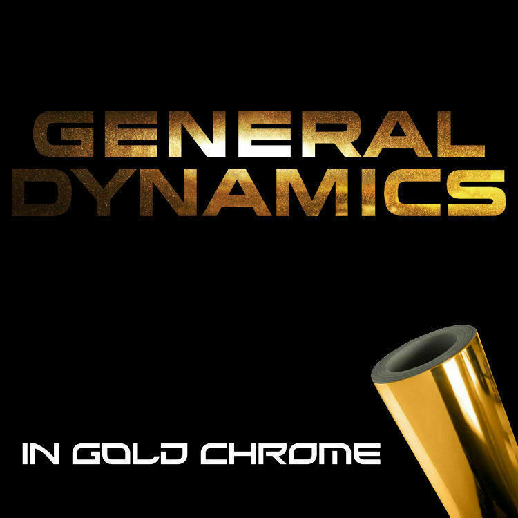 General Dynamics Sticker Decals (not printed)