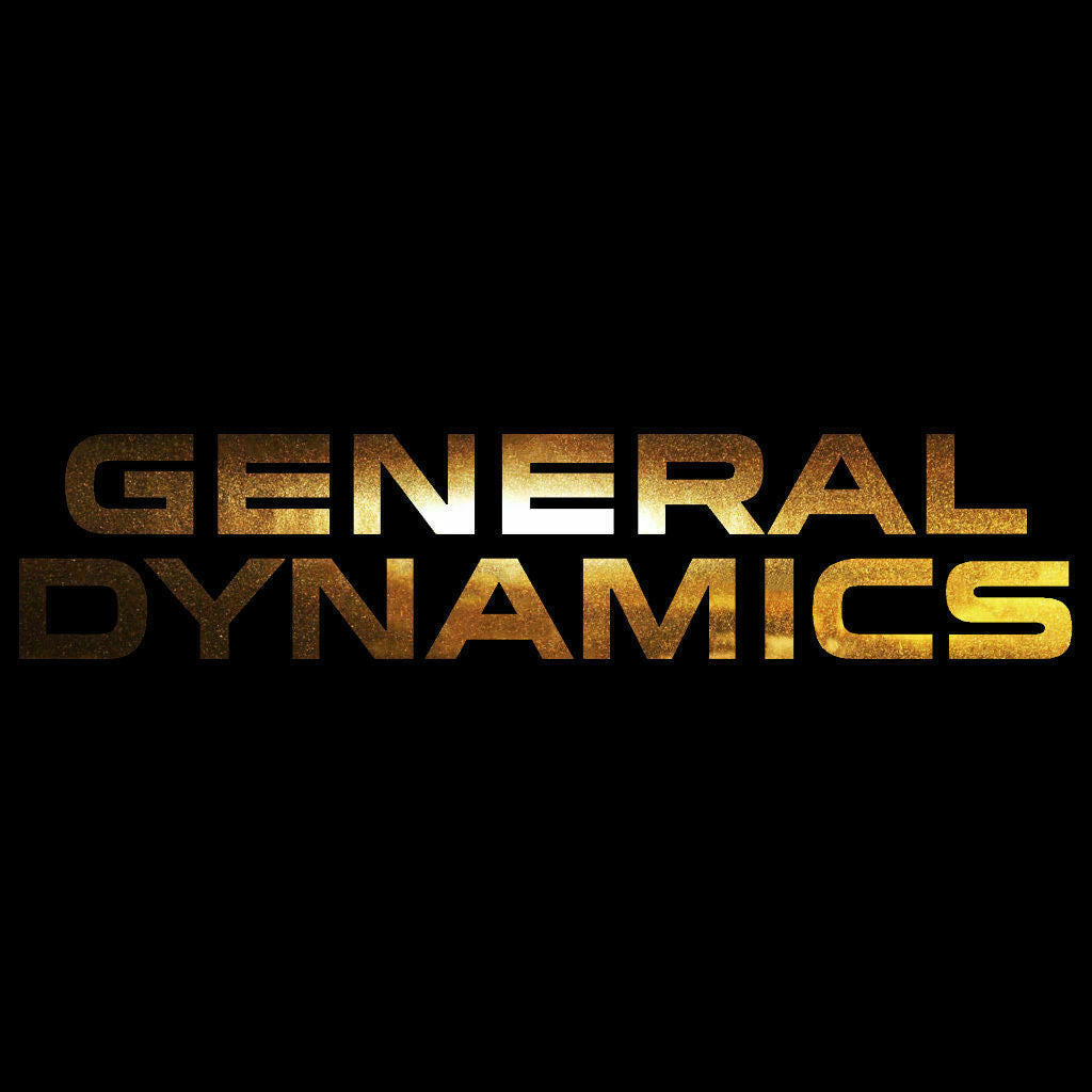 General Dynamics Sticker Decals (not printed)