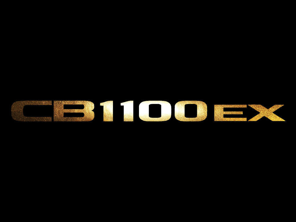 Honda Bikes Gold Chrome Sticker Decals (not printed)