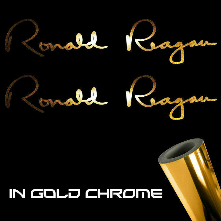 Ronald Reagan Signature Sticker Decals (not printed)