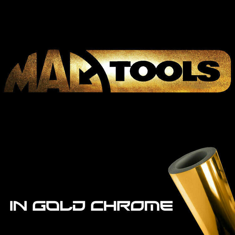 MAC Tools Gold Chrome Sticker Decals (not printed)