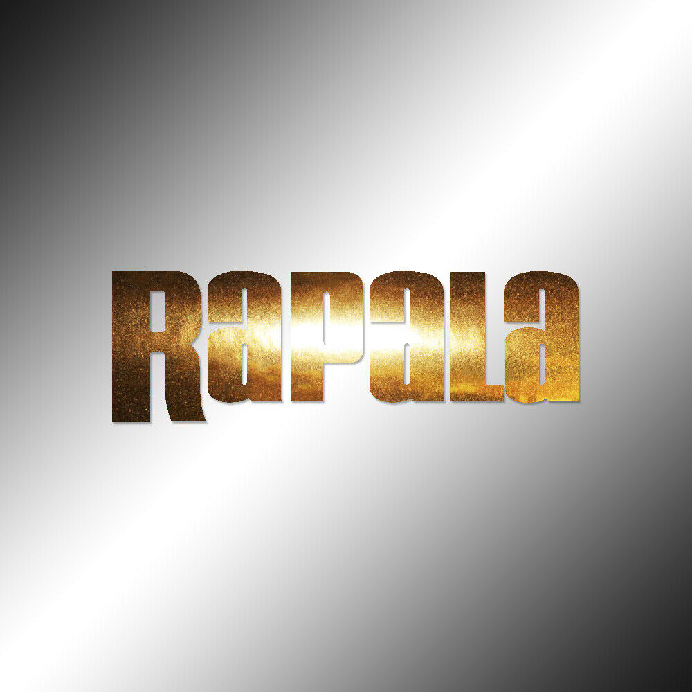 Rapala Gold Chrome Sticker Decals (not printed)