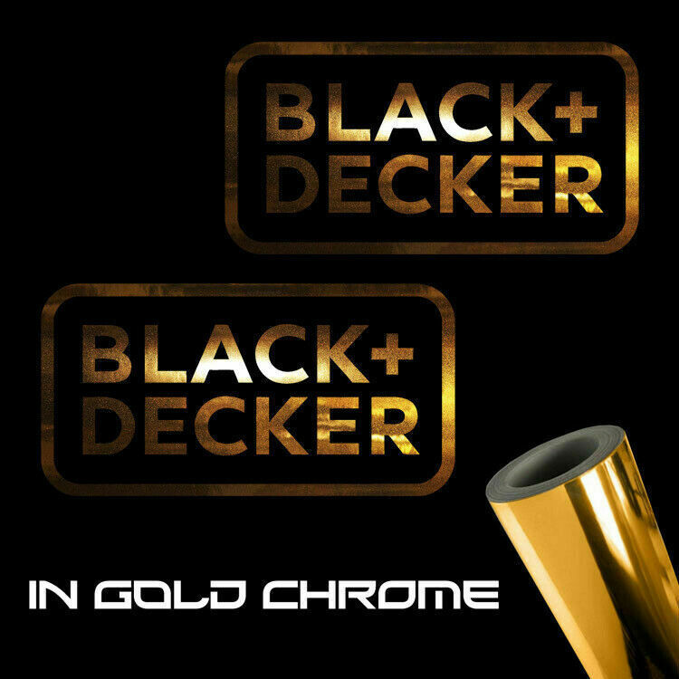 Black & Decker Sticker Decals (not printed)