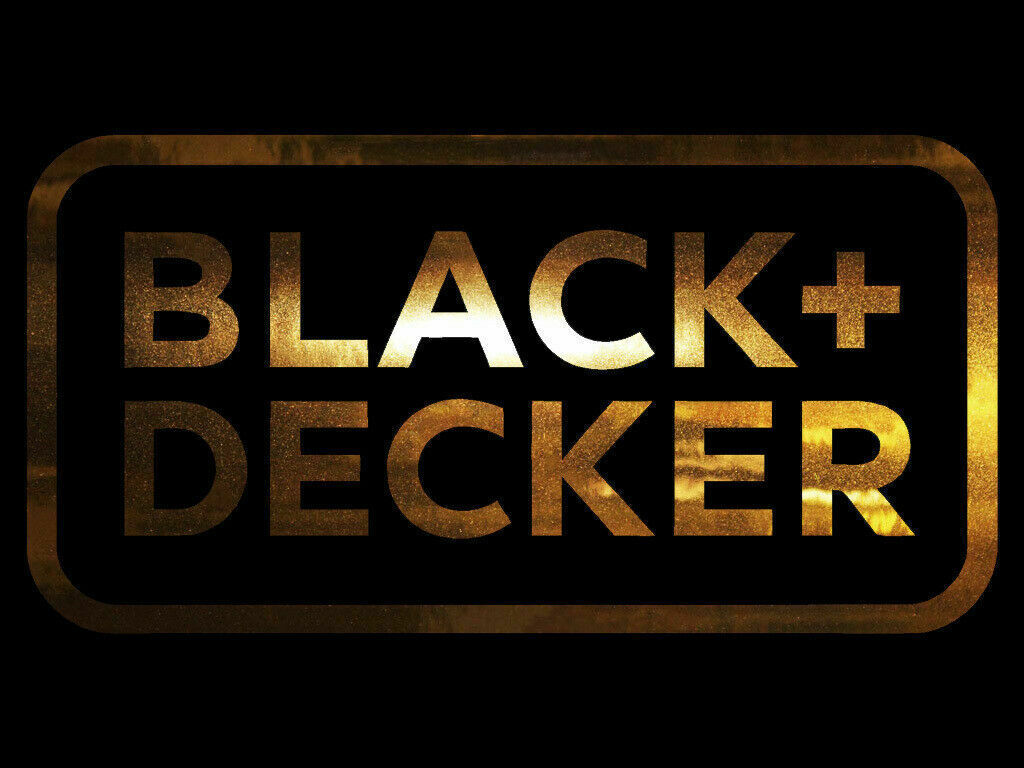 Black & Decker Sticker Decals (not printed)