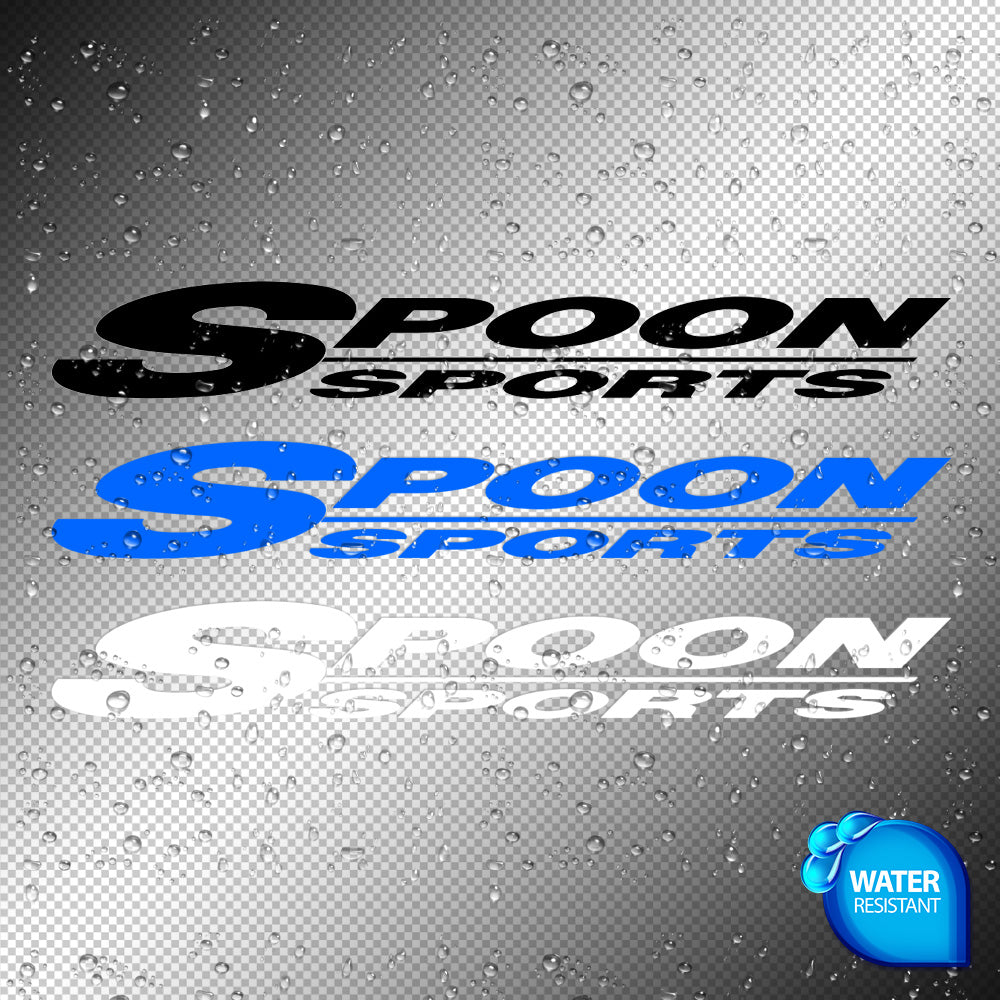 Spoon JDM Sticker Decals (not printed) for Honda