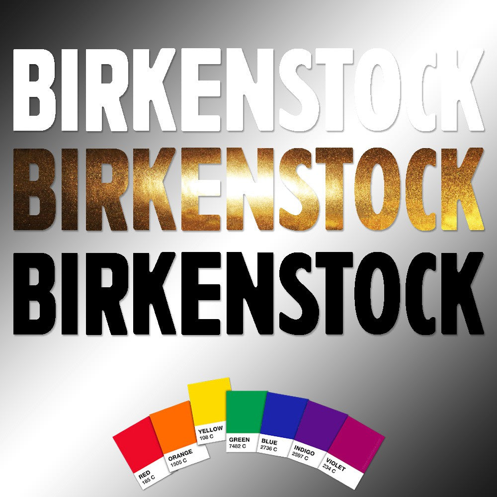 Birkenstock Sticker Decals (not printed)