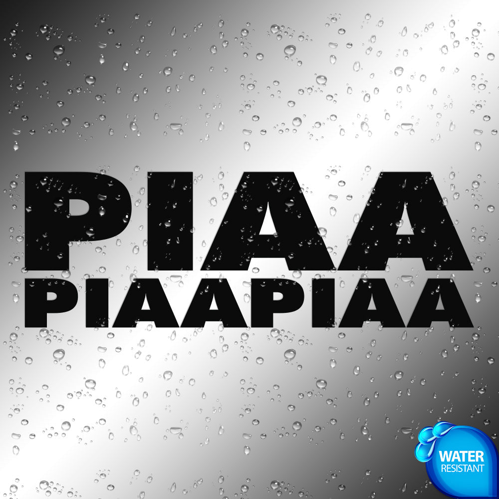 PIAA Decals (not printed) dual color