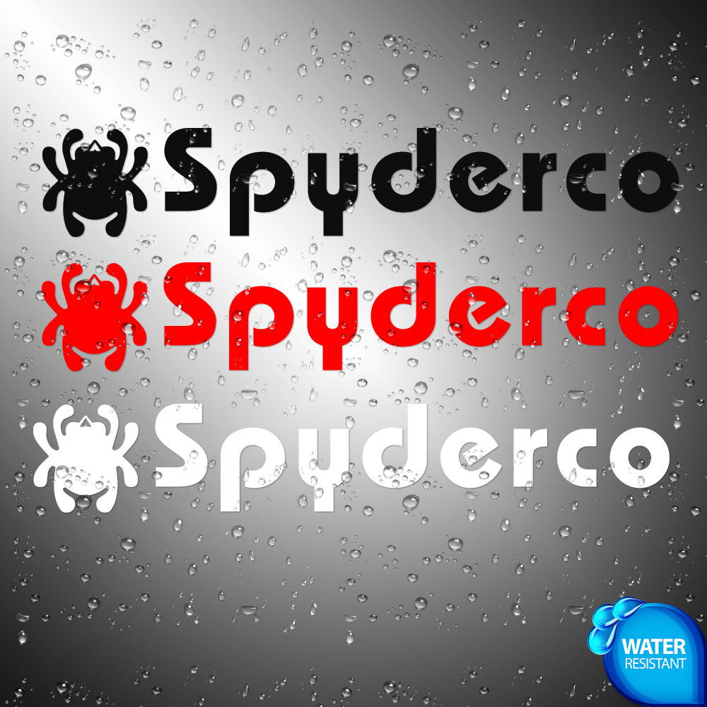 Spyderco Sticker Decals (not printed)