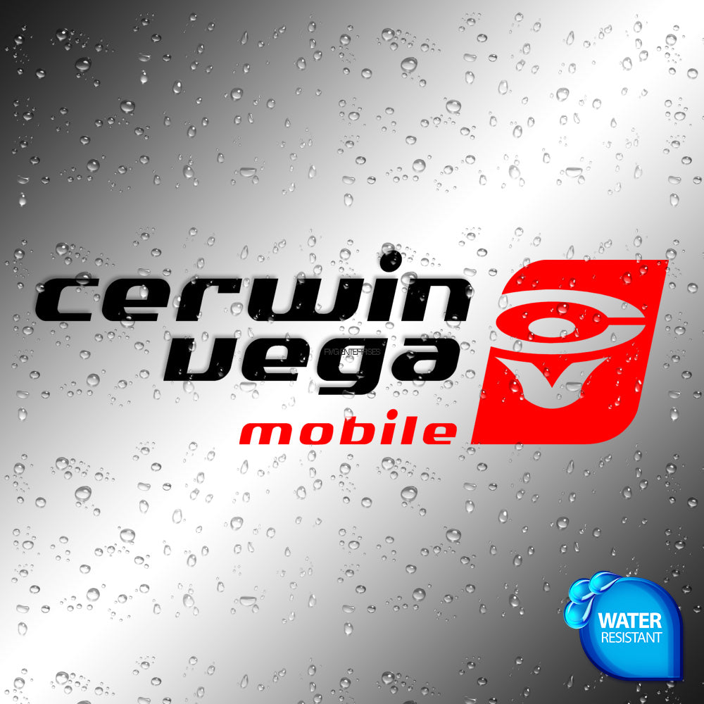 Cerwin Vegas Sticker decals weather proof