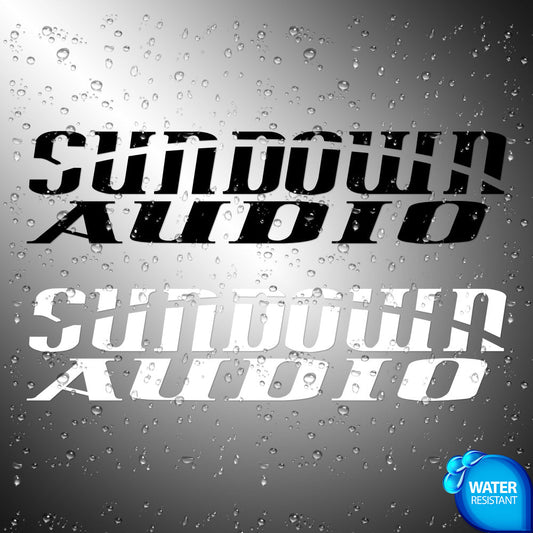 Sundown AudioSticker Decals (not printed)