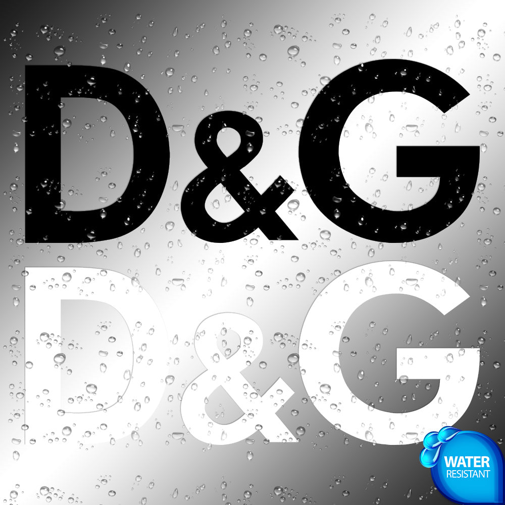 D & G Sticker Decal (not printed) Large