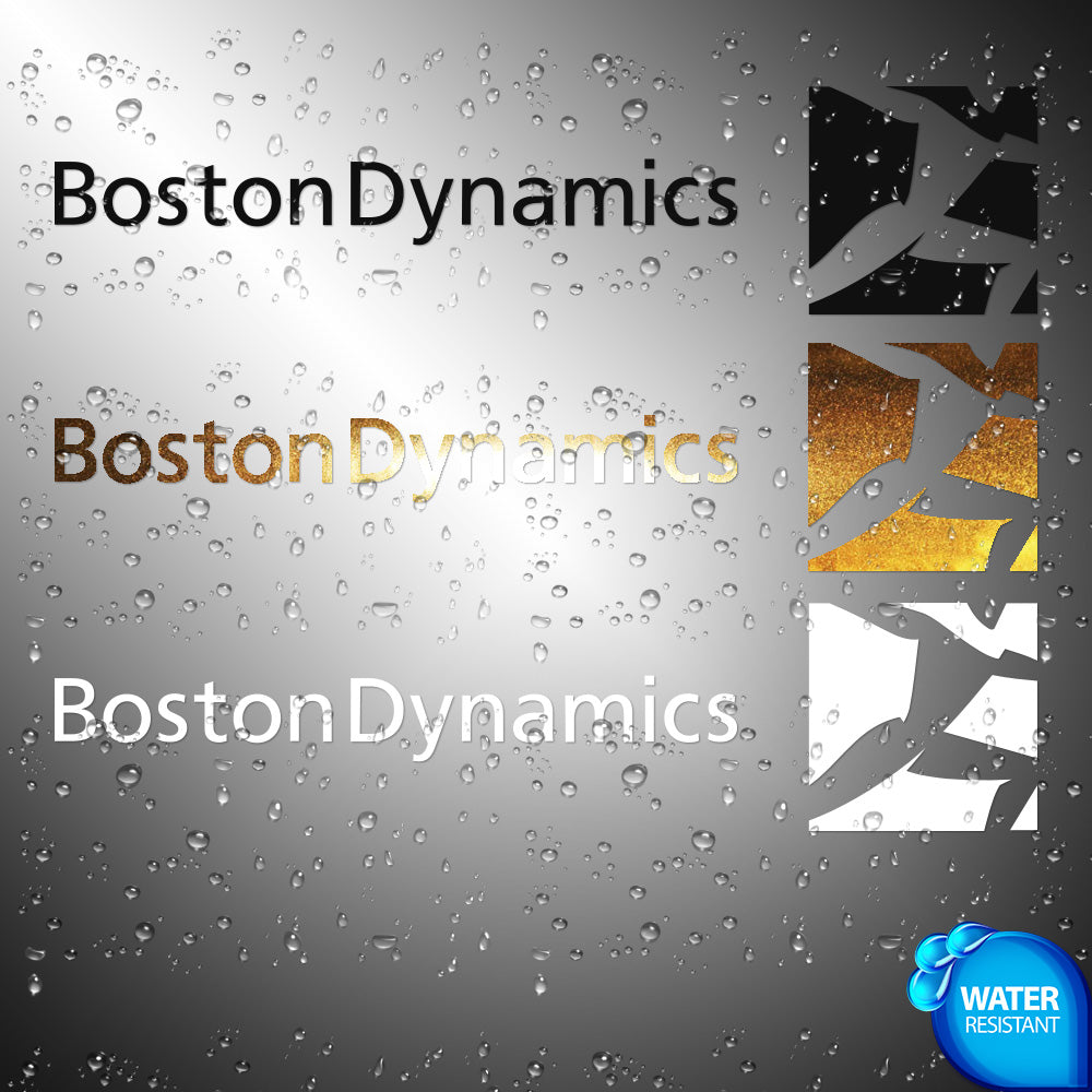 Boston Dynamics Sticker Decals (not printed) Robotics