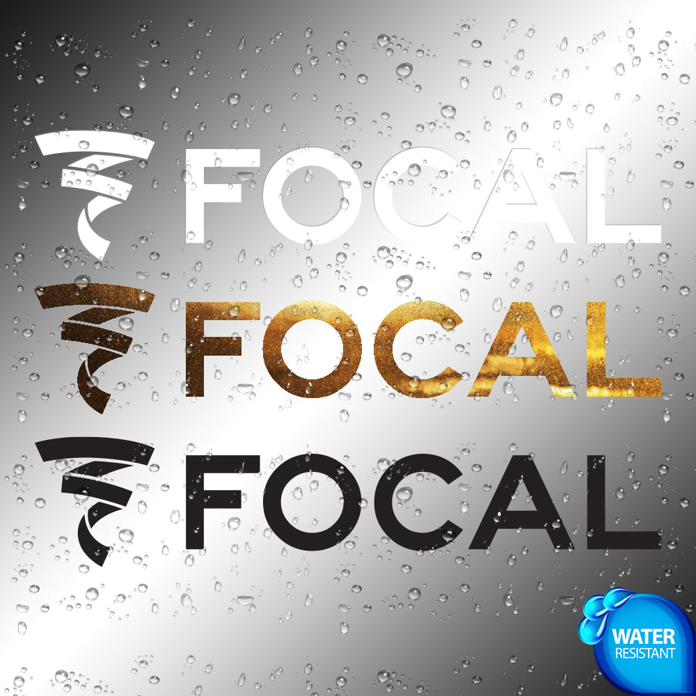 Focal Sticker Decals (not printed)