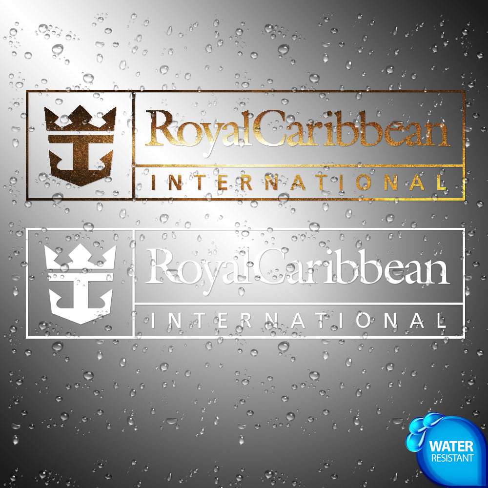 Royal Caribbean International Sticker Decals (not printed)