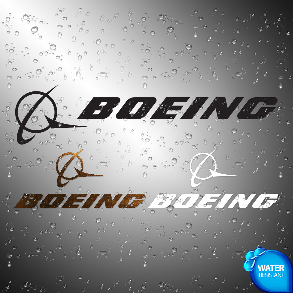 3X Boeing Sticker Decals (not printed)